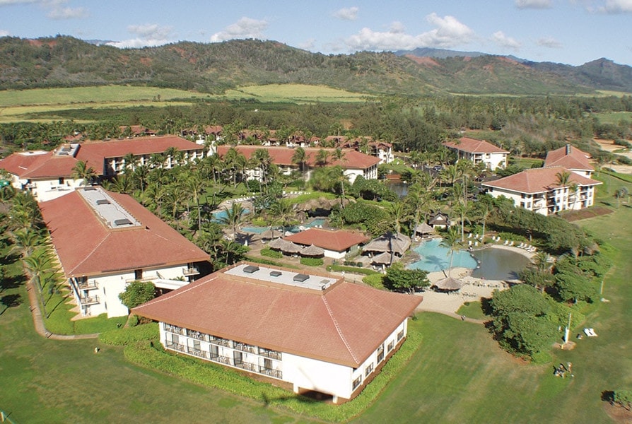 Club Wyndham Kauai Beach Villas Aerial Overview