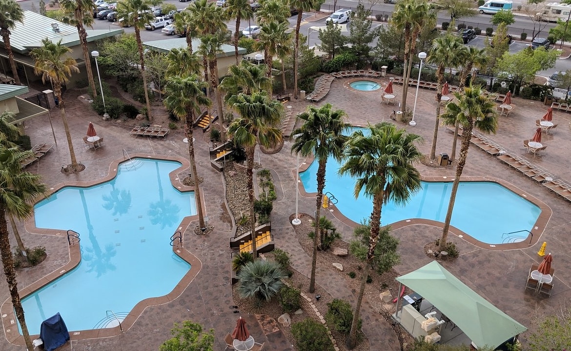 Grandview At Las Vegas Pool Area Overhead