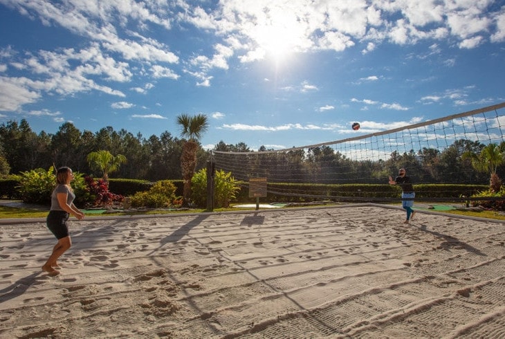 volleyball court at westgate leisure